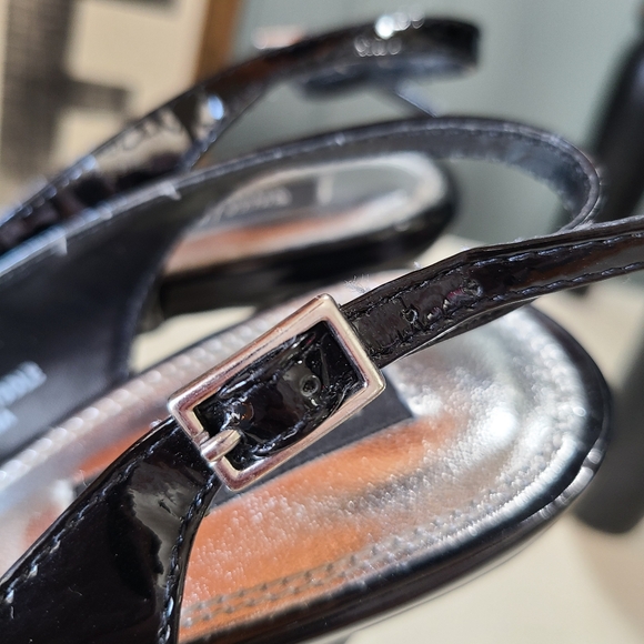 WHBM Vera Platform Slingback Heels Size 8.5 - Picture 9 of 11